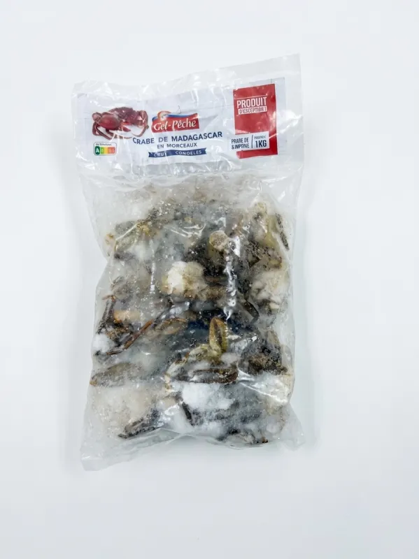 Crabe de Madagascar - Gel-Pêche 1kg
