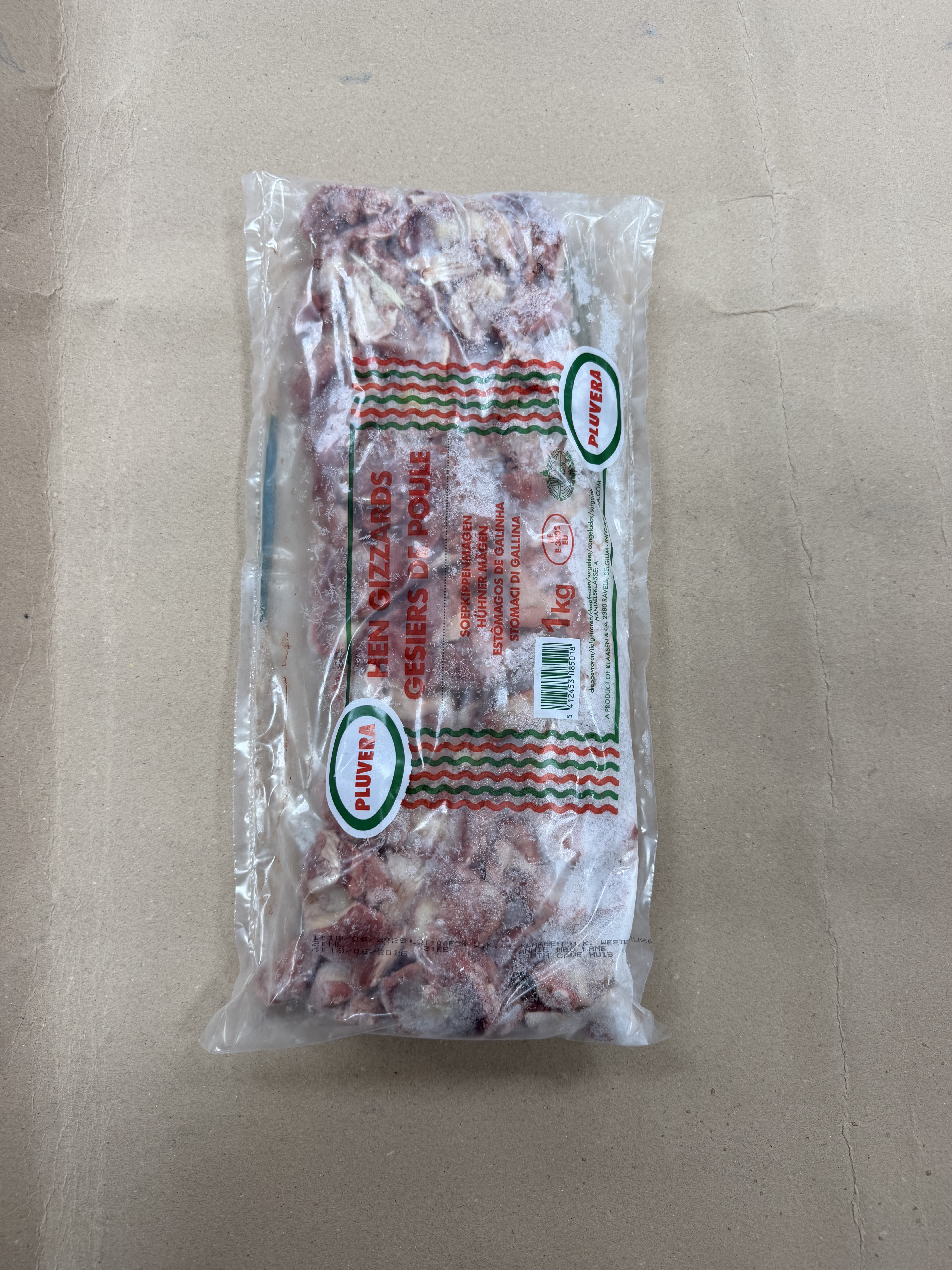 Gésiers de Poule Congelés - Pluvera 1kg